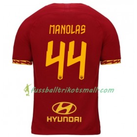 Fußballtrikots AS Rom Manolas 44 2019-2020 Kurzarm Heimtrikotsatz kaufen